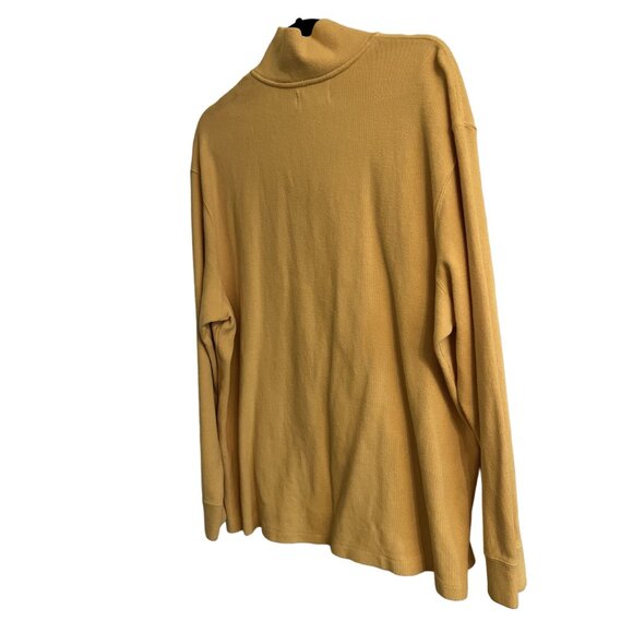 Polo Ralph Lauren 2XL Yellow Long Sleeve Quarter Zip Pullover - Picture 4 of 11